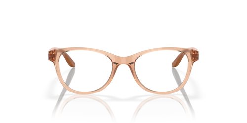 Oakley Youth OY8022 Humbly Round Sunglasses, Polished Transparent Sepia/Demo Lens, 44 mm