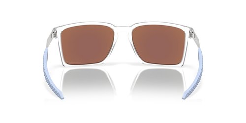 Oakley OO9483 Exchange Sun Rectangular Sunglasses, Polished Clear/Prizm Deep Water Polarized, 56 mm