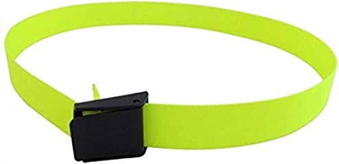 Scuba Choice Scuba Diving 60" Long 2" Webbing Weight Belt with Plastic Buckle, Yellow