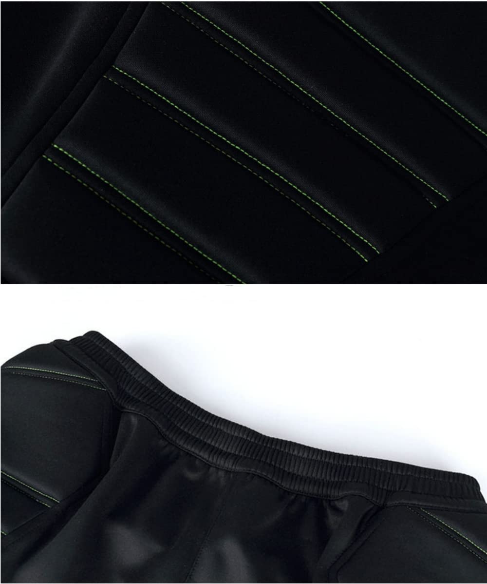 Goalkeeper Pro Protection Pants for Soccer and Paintball - Youth Goalie Pants, Black, Size M