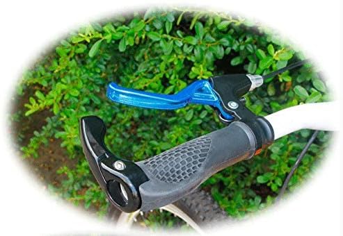 BicycleStore® 1 Pair Universal Aluminum Alloy Bicycle Brake Handle Mountain Road Bike Brake Lever Diameter 22mm(Black)