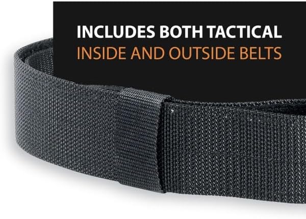 Tasmanian Tiger Equipment Belt Mk II Set, Double Tactical Battle Belt, Duty and Utility, Cobra Buckle