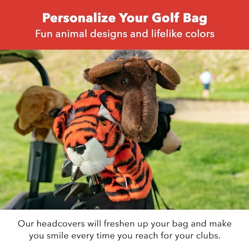 Golf Driver Headcover Tiger Headcover - Funny Animal Club Cover for Men Women - Driver Variation