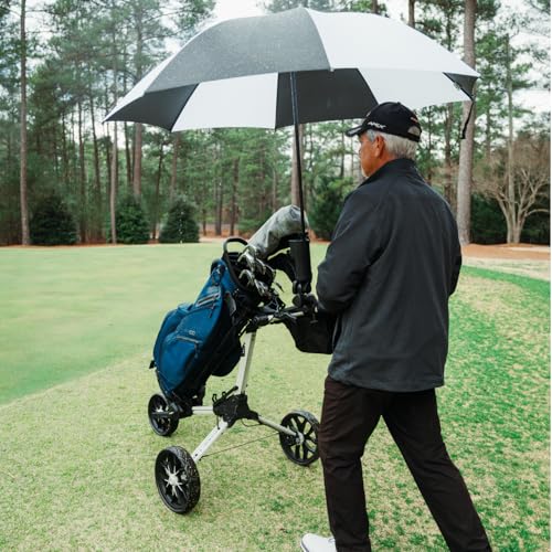 Golf Umbrella Holder for Bag Boy - Adjustable, One Size Black