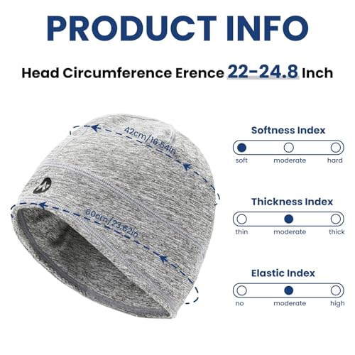 WANDER Skull Cap Winter Running Beanies Hats Men Lightweight Sleep Helmet Liner Outdoors Sports Skull Caps