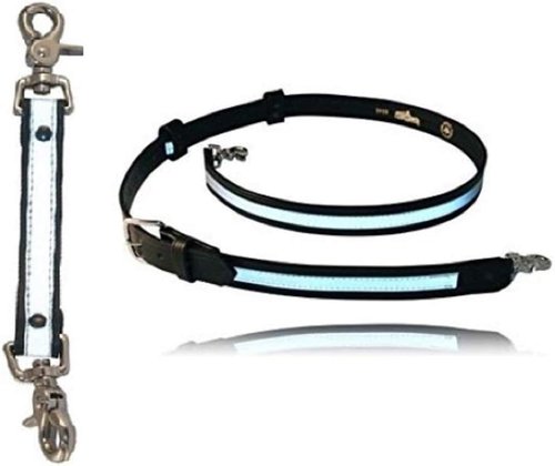 Boston Leather Bundle: Anti-Sway Radio Strap for Firefighters (Black)