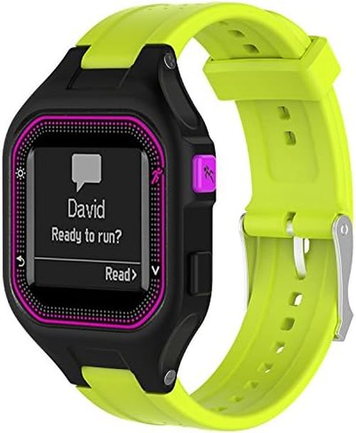 Band for Garmin Forerunner 25, Soft Silicone Replacement Watch Band Strap for Garmin Forerunner 25