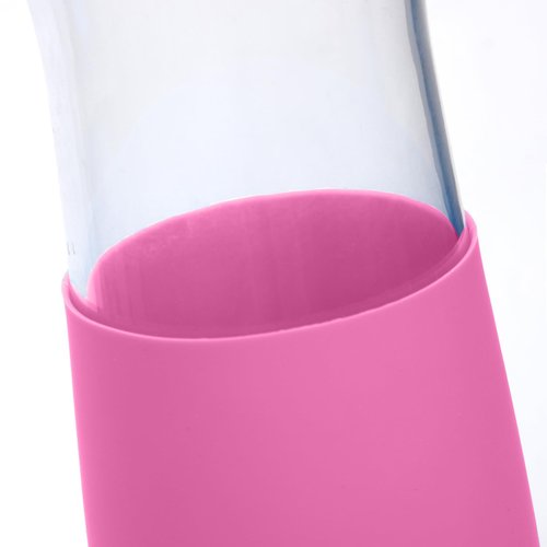 PEUTIER Bottom Sleeve for Cirkul 22OZ Plastic Bottle, Silicone Boot Protector, Prevent Collision (Pink)