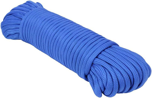 Extreme Max 3008.0547 Type III 550 Paracord Commercial Grade - 5/32" x 25', Blue