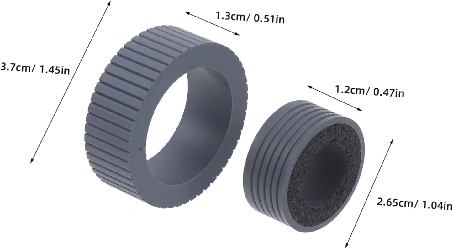 Mipcase 4pcs Fujitsu Scanner Roller Pager Part TPR Material Replacement Roller Scanner Accessory