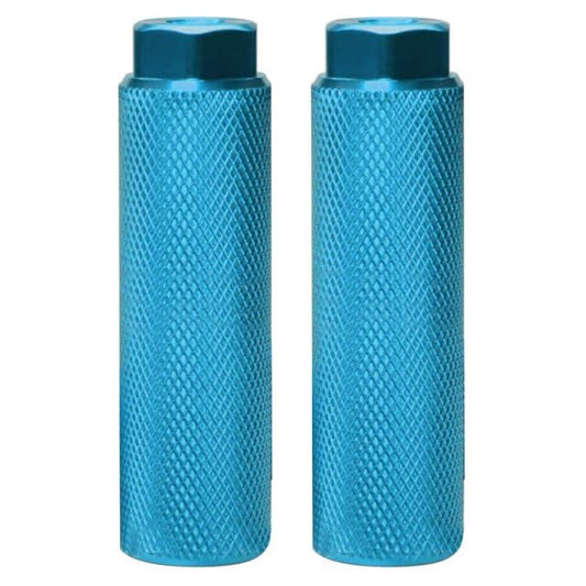 2 Pcs Bike Pegs Aluminum Alloy Anti-Skid Lead Foot Bicycle Pegs BMX Pegs for Mountain Bike Cycling Rear Stunt Fit 3/8 inch Axles Bike Accessories Bmx Bike