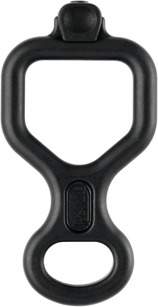 PETZL HUIT ANTIBRULURE Descender - Figure 8 Descender with Anti-Burn Grip for One or Two Rope Strands While Rappelling