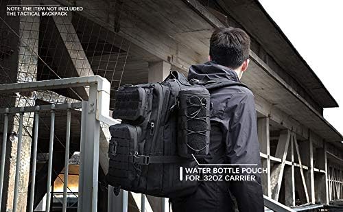 AMYIPO Water Bottle Pouch Molle Tactical Holder Storage Bag for 32oz Carrier