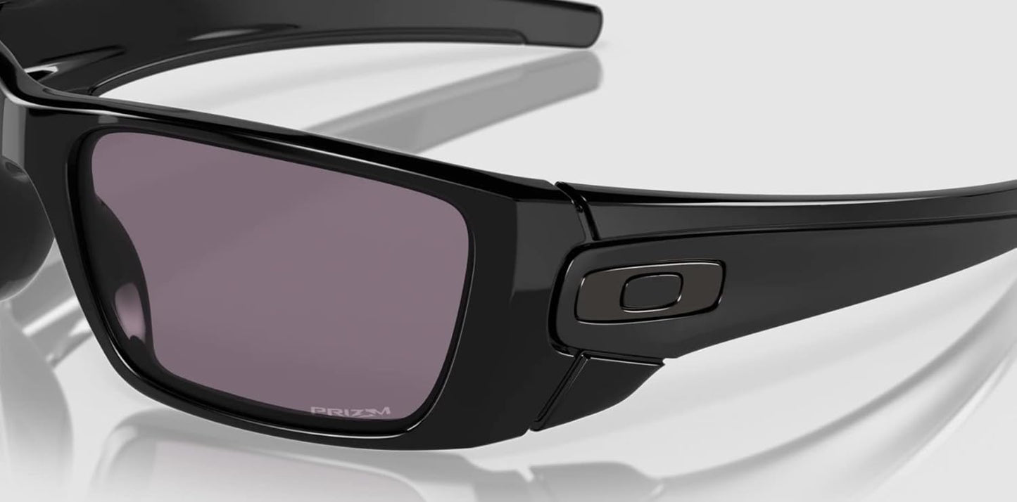 Oakley Fuel Cell Sunglasses for Men - Polished Black/Matte Black, Stylish One Size
