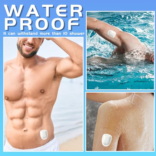 Waterproof Adhesive Patches for Omnipod 5 Sensor - 50 Pack, Long Lasting 10 Days - Variation of THIS listing