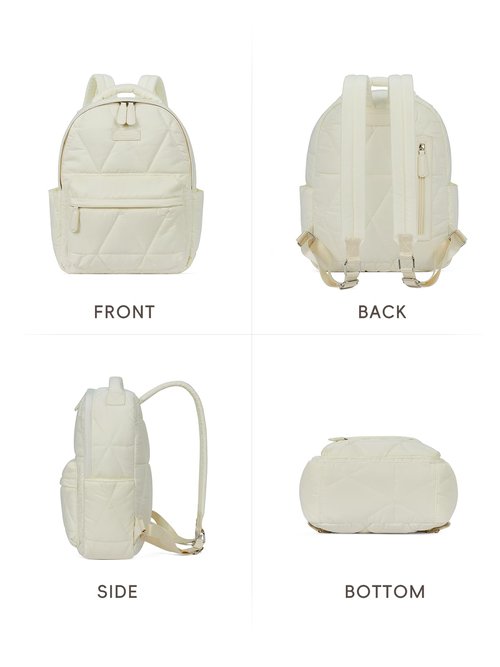 CLUCI Quilted Backpack for Women Mini Backpack Small Travel Backpack for Women Puffer Bag Lightweight Designer Bags