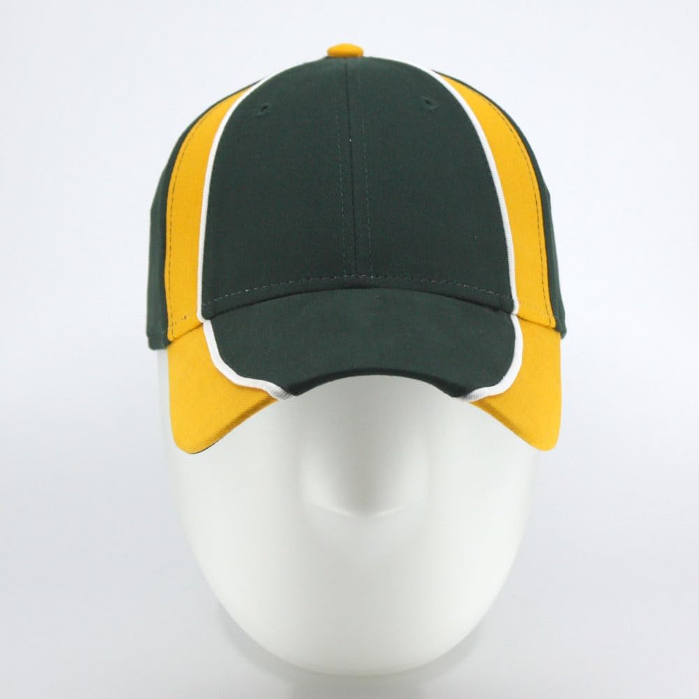 The Vintage Year Reflective High Visibility Piping Neon Polyester Twill Low Profile Structured Baseball Cap
