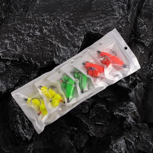 6/0 Circle Hooks Catfish Rig with Floats - Multiple Colors 6PCS