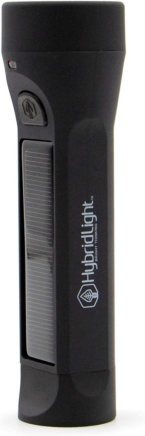 Journey 300 Solar LED Waterproof Flashlight with USB Phone Charger, Yellow