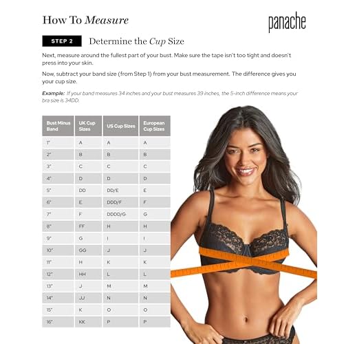 Panache Women's High Impact Underwire Sports Bra | Black 28F | Max Support, Moisture Wicking, Heavy Duty Sports Bra for Women