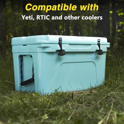 2 Pack Lid Latches Replacements Hard Cooler Handle Grips Silicone Rubber Compatible with Yeti RTIC and More Coolers