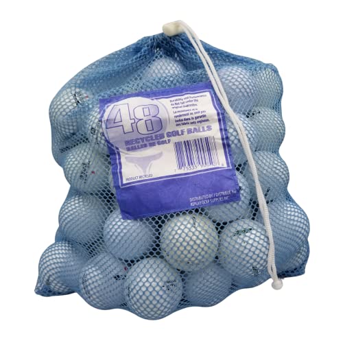 Used Recycled Golf Balls Assortment in Mesh Bag - 4A/3A Condition
