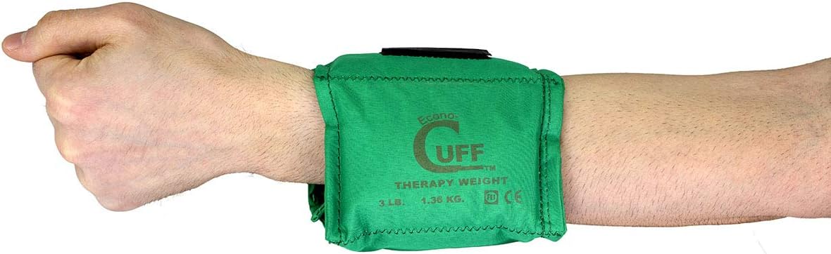 Wrist/Ankle Weights - Cando Econocuff Adjustable Fitness Weights for Strength Training