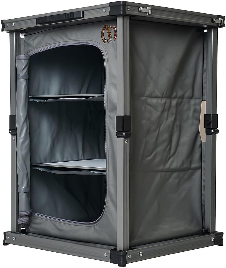 Sierra Canvas Camp Cupboard, Camping Table or Outfitter Cupboard, Table.