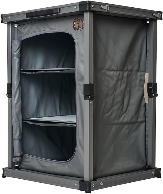 Sierra Canvas Camp Cupboard, Camping Table or Outfitter Cupboard, Table.