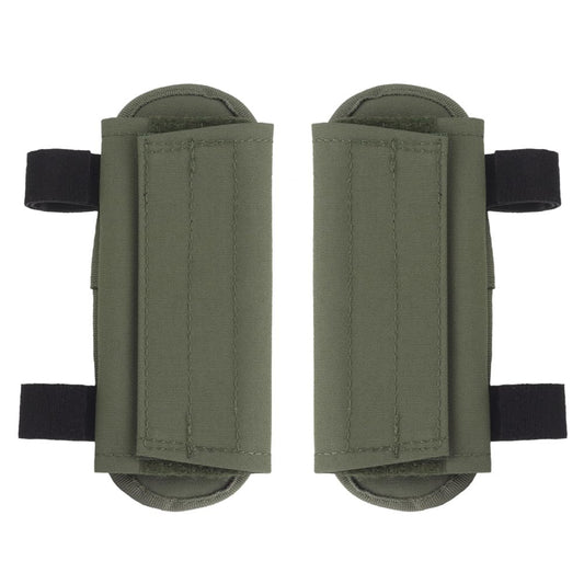 2 Packs Tactical Shoulder Strap Pad Fit JPC 1-3, R, SPC Series, 2.3 to 2.5 IN Width Vest Strap Backpack Strap, with Hook Loop & Breathable Air Mesh Decompress 3D Spacer & Cables Organizer Loop(RG)