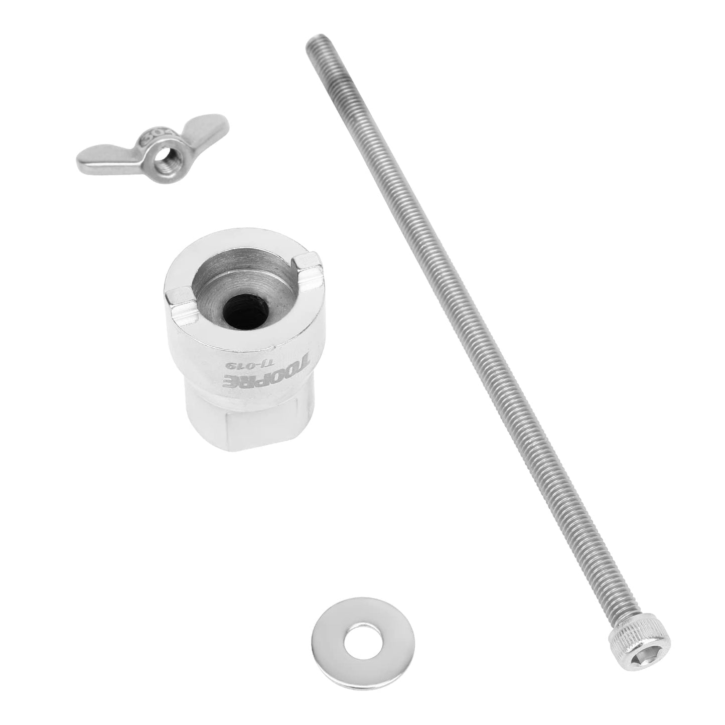 Oumers Bicycle Hub Repair Tool, Stainless Steel Bicycle Hub Installation Disassemble Tool Bike Hub Remover Bike Repair Tools for Bike Repair Maintenance