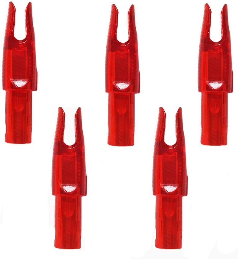 Arrow Nocks 0.246 inch Inside Diameter Inserts 6.20mm 60 Pack for Archery Standard Size(0.244" to 0.246") Arrows