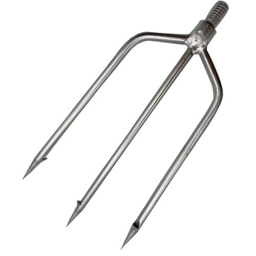 CAJOAUIS Fishing Harpoon 3 Prong Stainless Steel Fishing Gig Gaff Hook with 8mm Screw