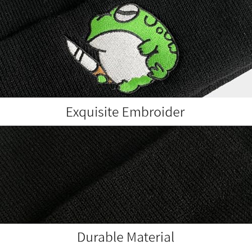 Funny Cool Beanies Cute Gothic Knit Hat for Men and Women