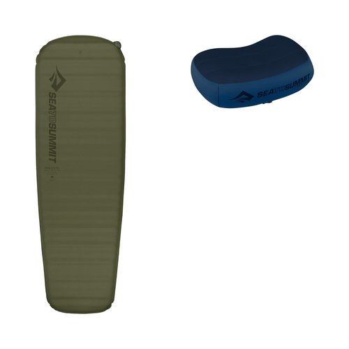 Sea to Summit Sleep System: Camp Plus SI Mat and Aeros Premium Pillow