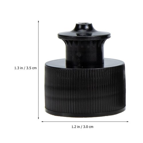 Upkoch 10pcs Bottle Caps Hand Drawn Mineral Seal Mineral Water Bottle Tops Push and Pull Round Kettle Dish Replacement Cover Plastic Bottle Caps Leakproof Waterbottles