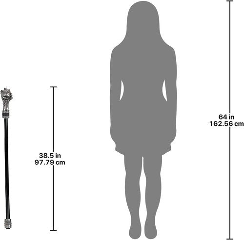 Dragonsthorne Gothic Walking Stick - Design Toscano Dragon Grasp Cane