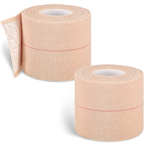 Elastic Bandage Tape 2 Rolls 2 Inch Wide Apricot - Sports & First Aid