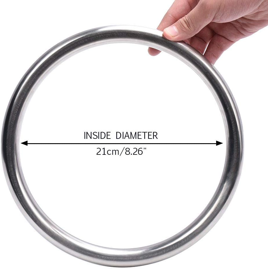 HYOUT Wing Chun Stainless Ring Yewen Sau Sticky Hand Strength Training Tsun Siu Lum Kung Fu Self Defense