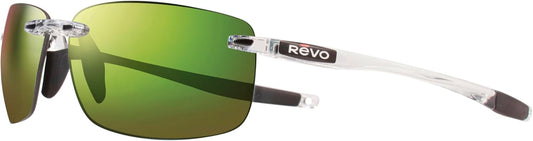 Revo Sunglasses Descend N: Polarized Lens with Rimless Rectangular Frame