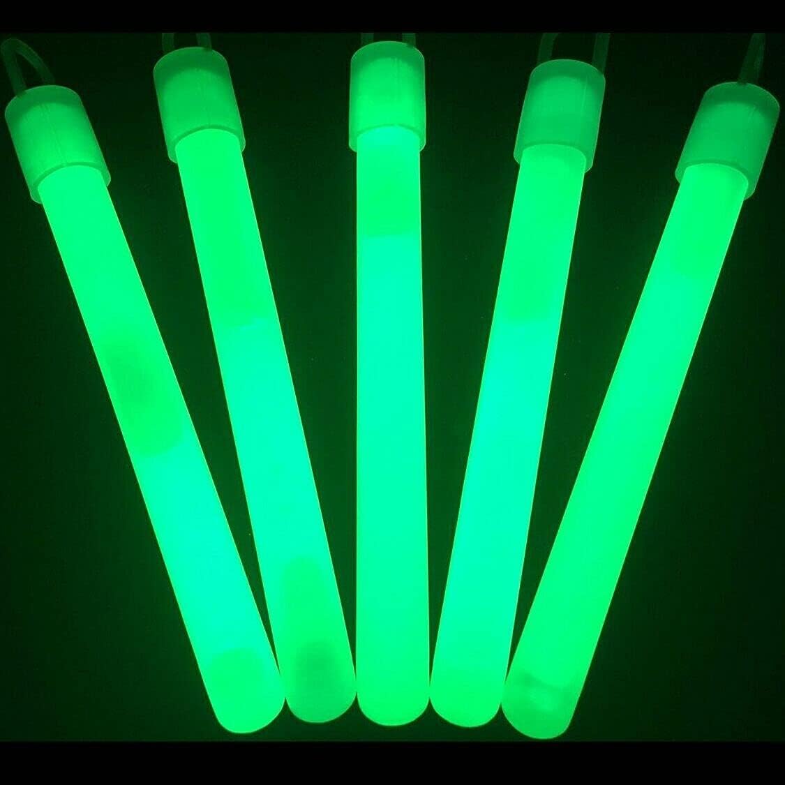 Glow Sticks Bulk Wholesale, 50 4” Blue Glow Stick Light Sticks. Bright Color, Kids Love Them! Glow 8-12 Hrs, 2-Year Shelf Life, Sturdy Packaging, GlowWithUs Brand