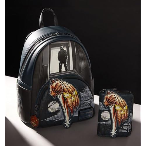 Loungefly Halloween Michael Myers Jack-O'-Lantern Glow Mini Backpack