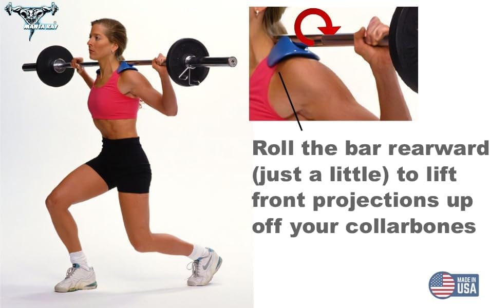 Original Manta Ray by Advanced Fitness, Squat Load Distribution Device