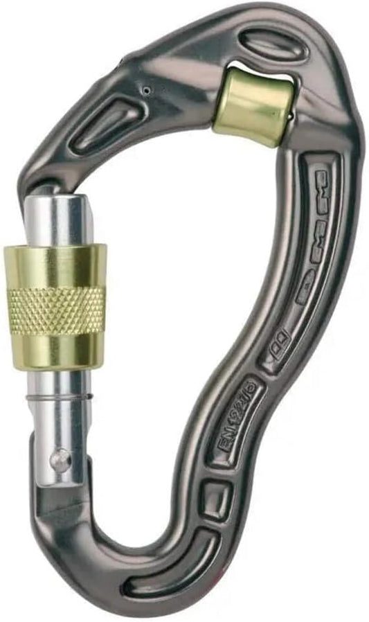 DMM Revolver SG Carabiner, Gunmetal with Gold Gate