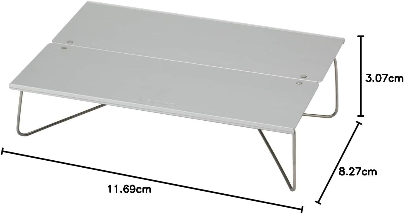 Mini Pop-Up Aluminium Table - SOTO Field Hopper for Camping & Outdoor Use