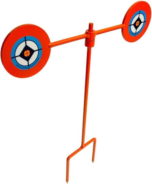 Do-All Outdoors - Helios Spinner Steel Target, Rated for .22 Caliber, Orange, One Size (H350)