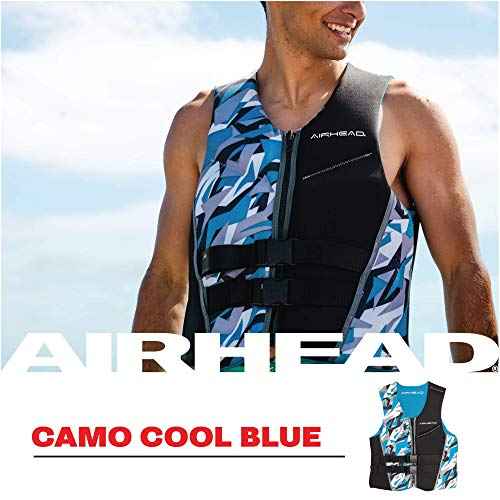 AIRHEAD Men's Camo Cool Neolite Kwik-Dry Life Jacket, Coast Guard Approved