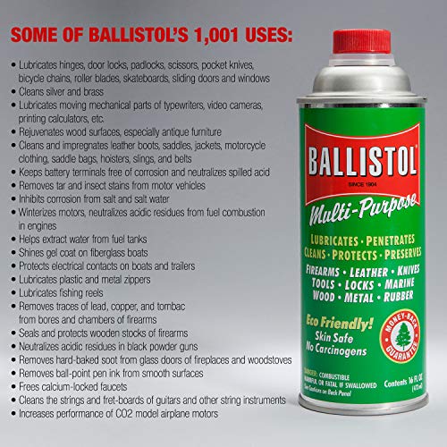 Ballistol Multi-Purpose Lubricant Cleaner Protectant 6 Ounce Pack of 3