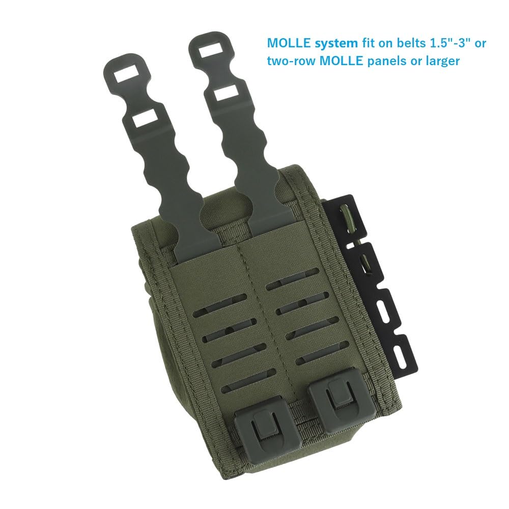 AOTUMUT MOLLE Quick-Pull Medical Pouch,Rip Away Tactical Bleeder First Aid Pouch Belt Medical Shears Holder Empty IFAK Pouch Security Survival Gear