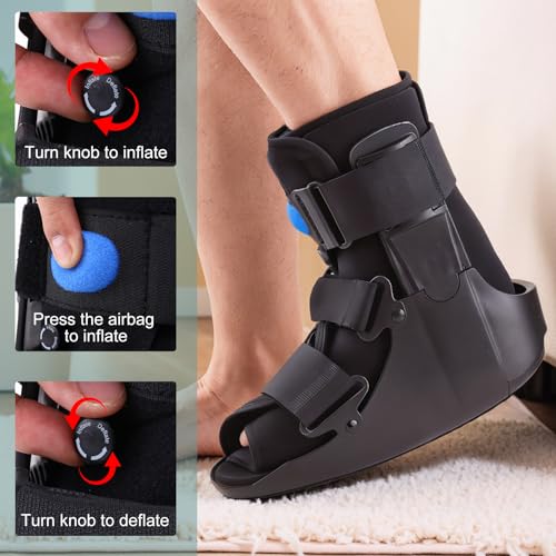 Medium Orthopedic Walking Boot Air Cam Walker Fracture Support Post-Surgery Recovery